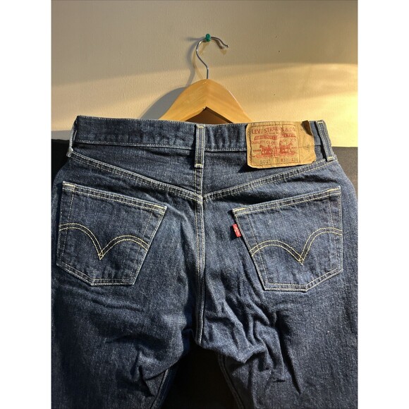 Levi's 501 Original Fit Jeans Men's 31x36 Medium Denim Button Fly - Picture 9 of 14
